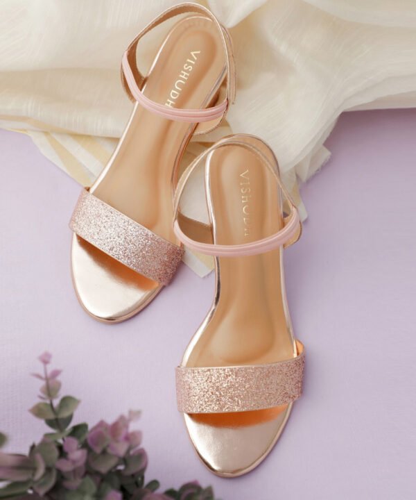 Women Rose Gold Heels